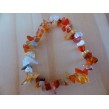 Bracelet baroque en Cornaline