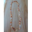 Long Collier baroque en Cornaline