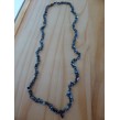 Long Collier baroque en Hématite